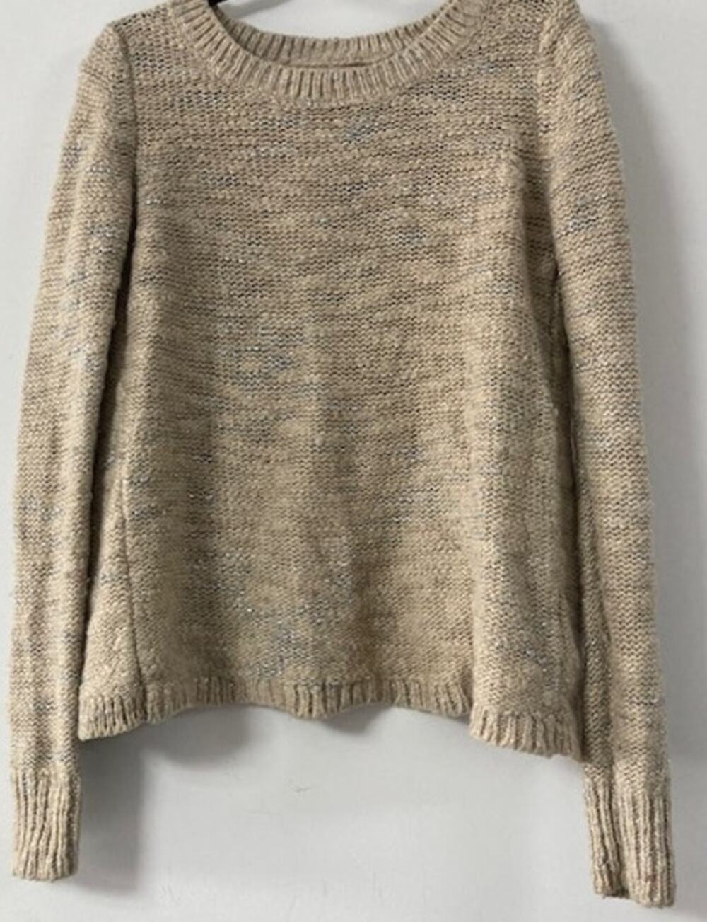 Banana Republic Italian Yarn Crossover Back Sweater | Shimmer Knit | XS